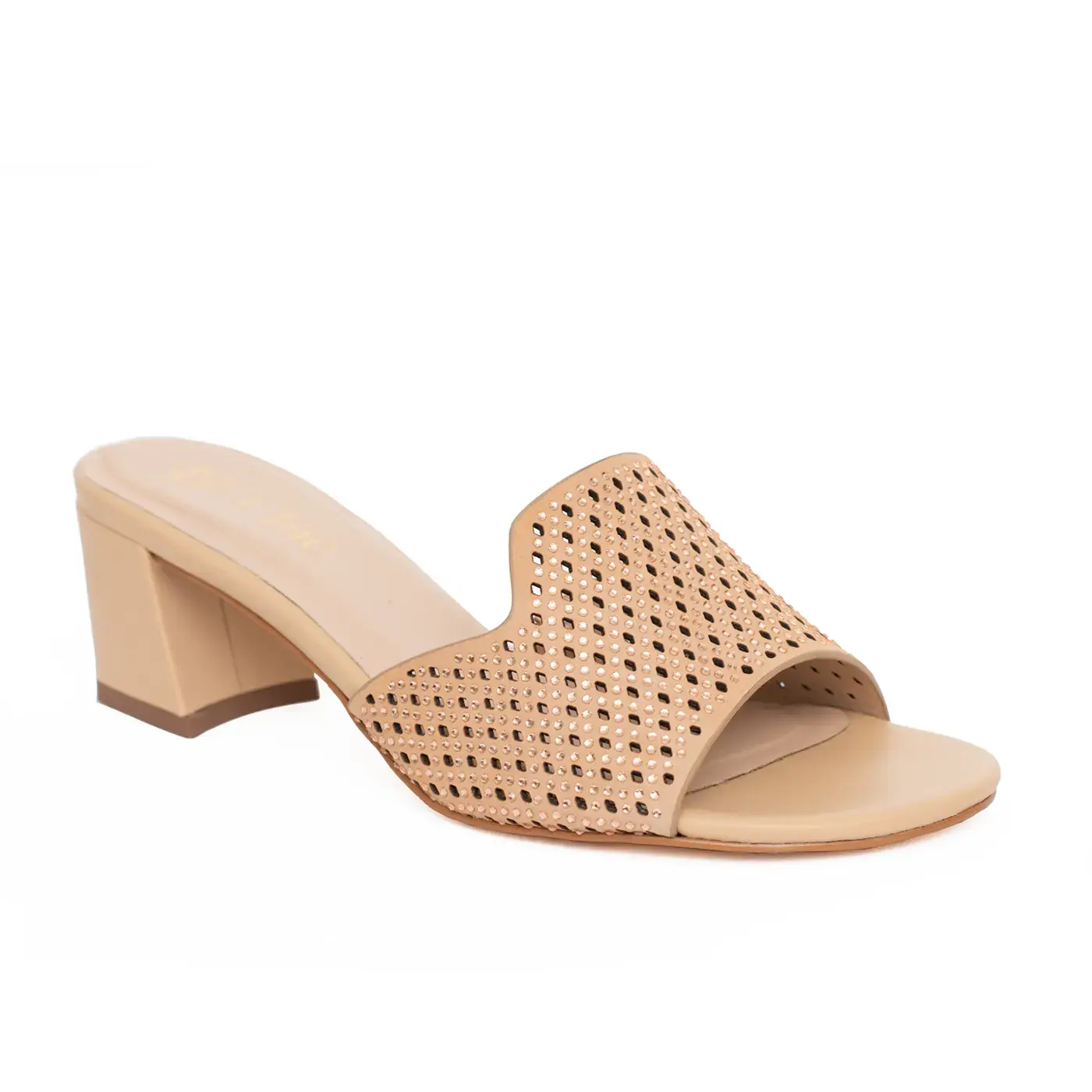 Elegant Block Heel Slippers